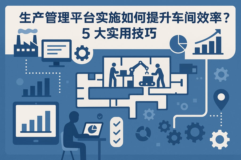 生产管理平台实施如何提升车间效率？5 大实用技巧